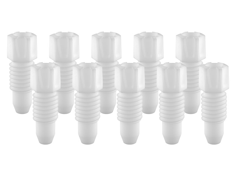 PTFE Fitting, 3,2 mm AD, weiss