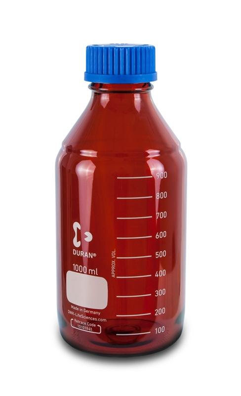 Laborflasche DURAN, GL45, 1 L, Typ 3