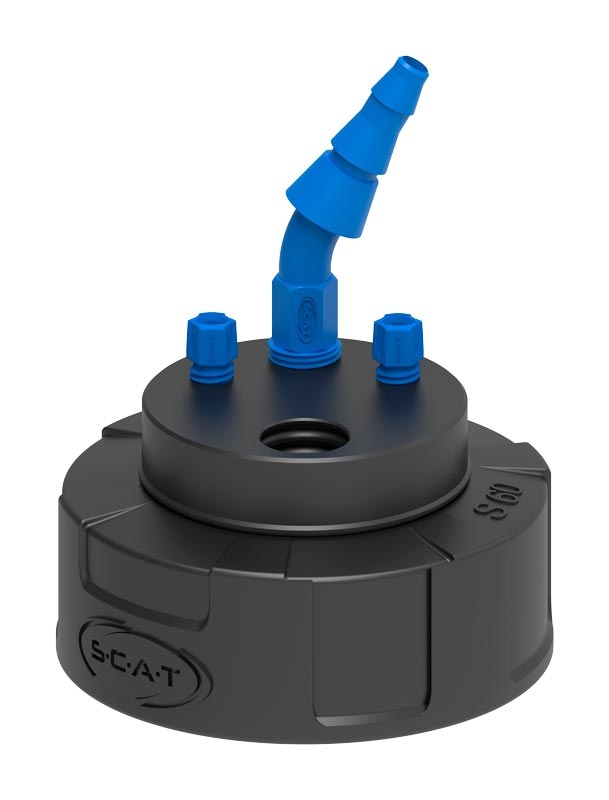 Safety Waste Cap S60, 2x fit. 1x tube el