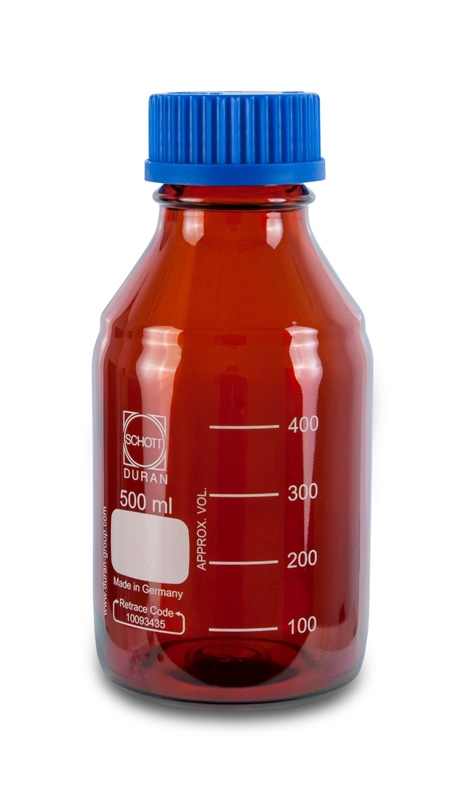 Laborflasche DURAN, GL45, 500 ml, Typ 4
