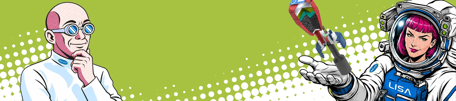 illustrativer Banner der SCAT Produktneuheiten