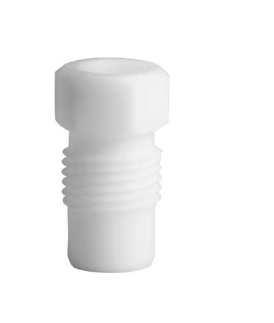 PTFE Fitting, 6 mm AD, weiss