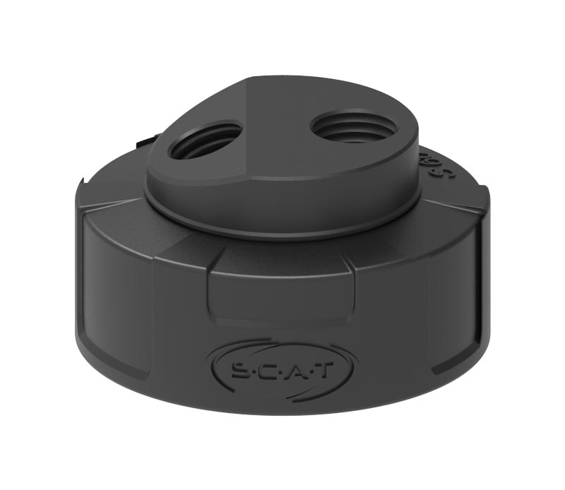 Safety Waste Cap S60, 1x NPT 3/8" el