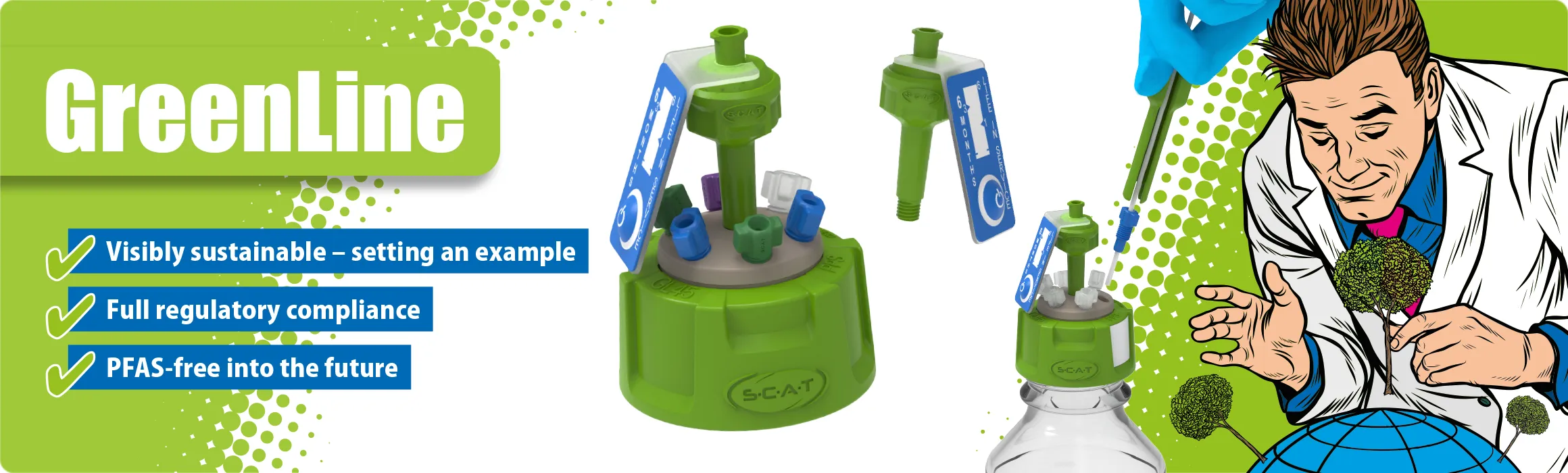 Kategoriebanner - SCAT Product Line „GreenLine“