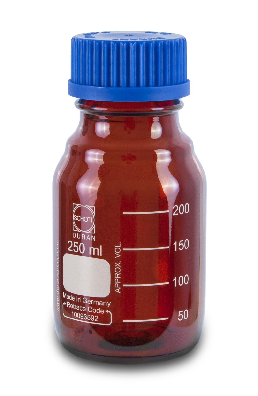 Laborflasche DURAN, GL45, 250 ml, Typ 4