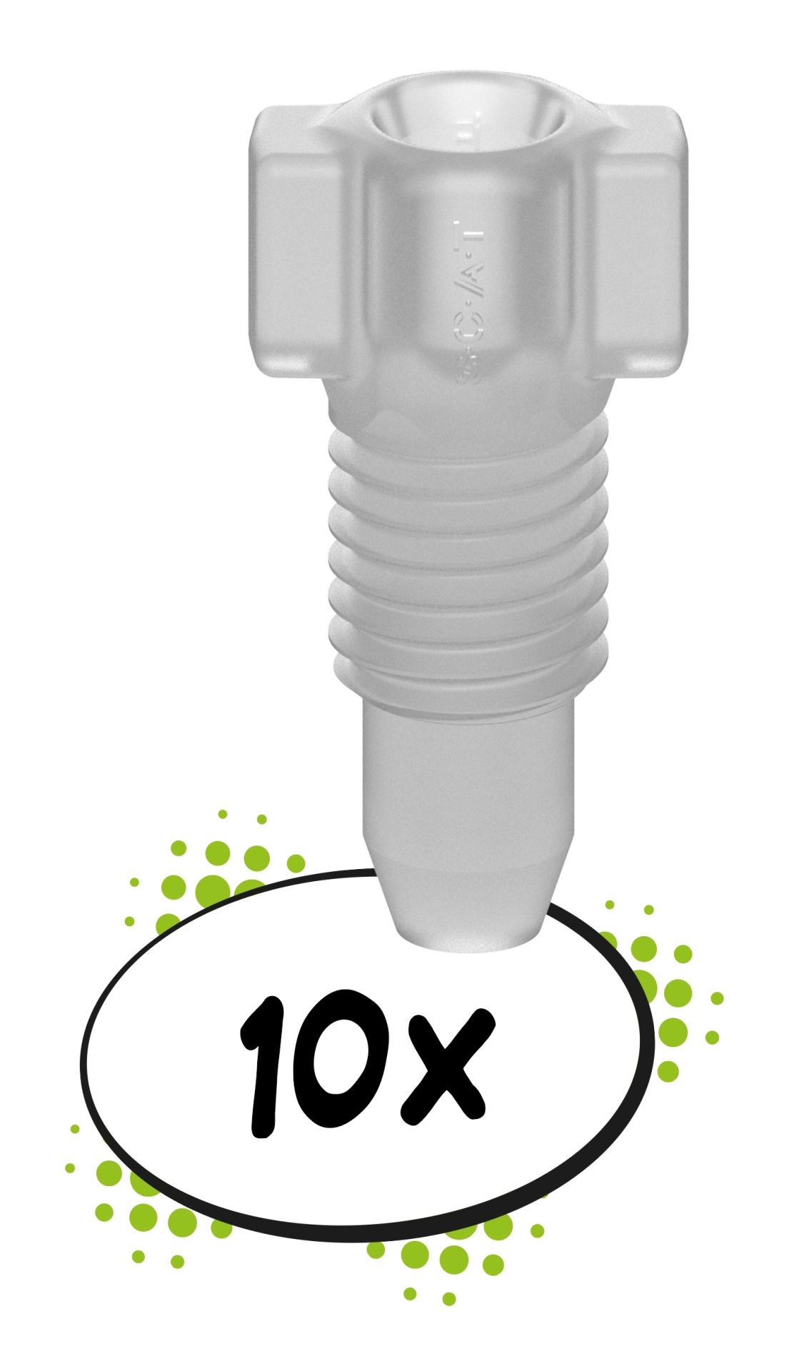 SCAT Blind Plug GreenLine 460501 | VE10 PE